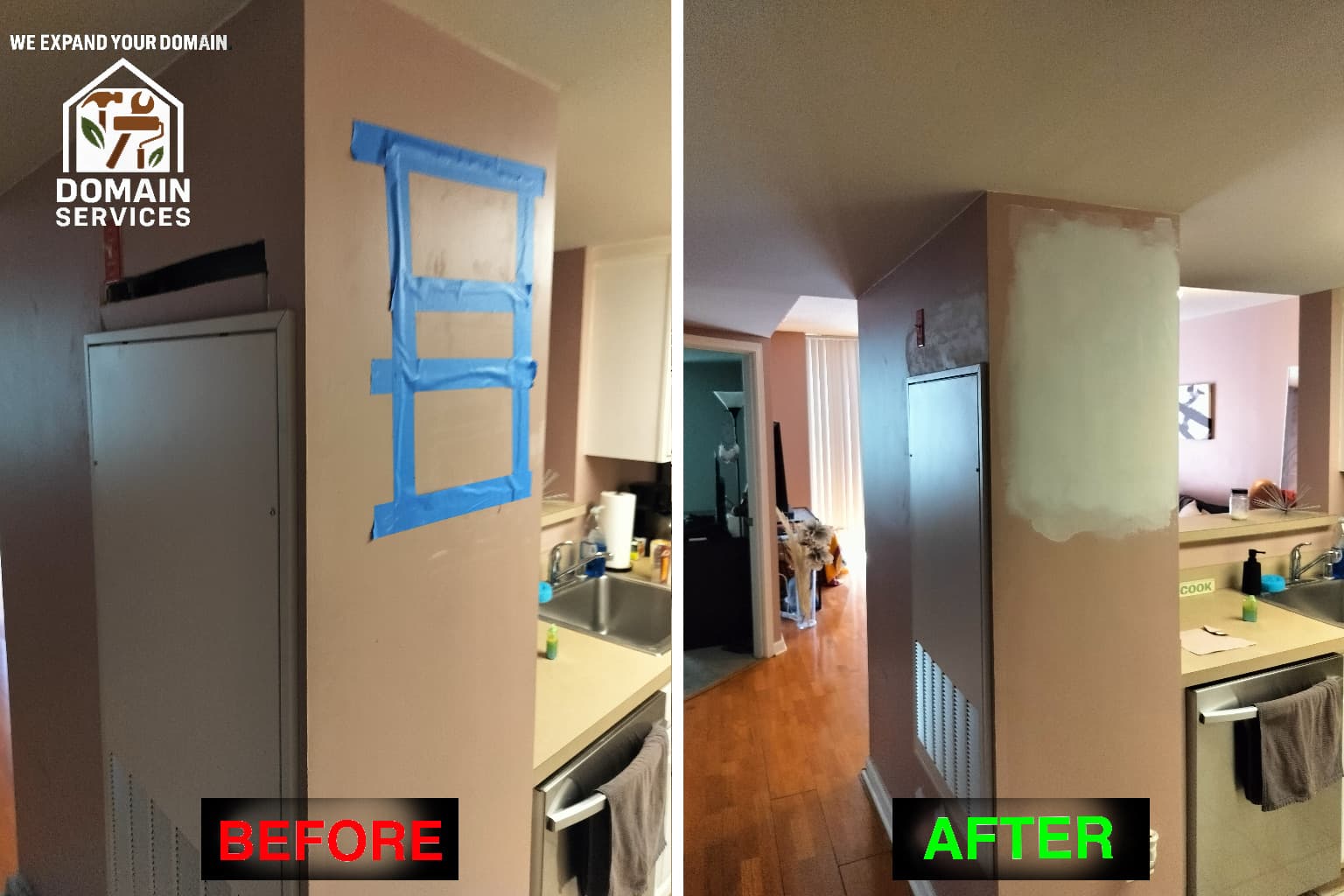 Drywall Repair & Installation by Domain Services in Maryland